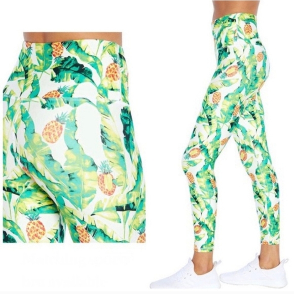 NWT WILDFOX Palms & Pinas leggings . Size sm - Picture 1 of 10